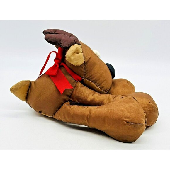 Hallmark Rodney Reindeer Plush Nylon Christmas Stuffed Animal 12 inch Tags VTG - Picture 6 of 10